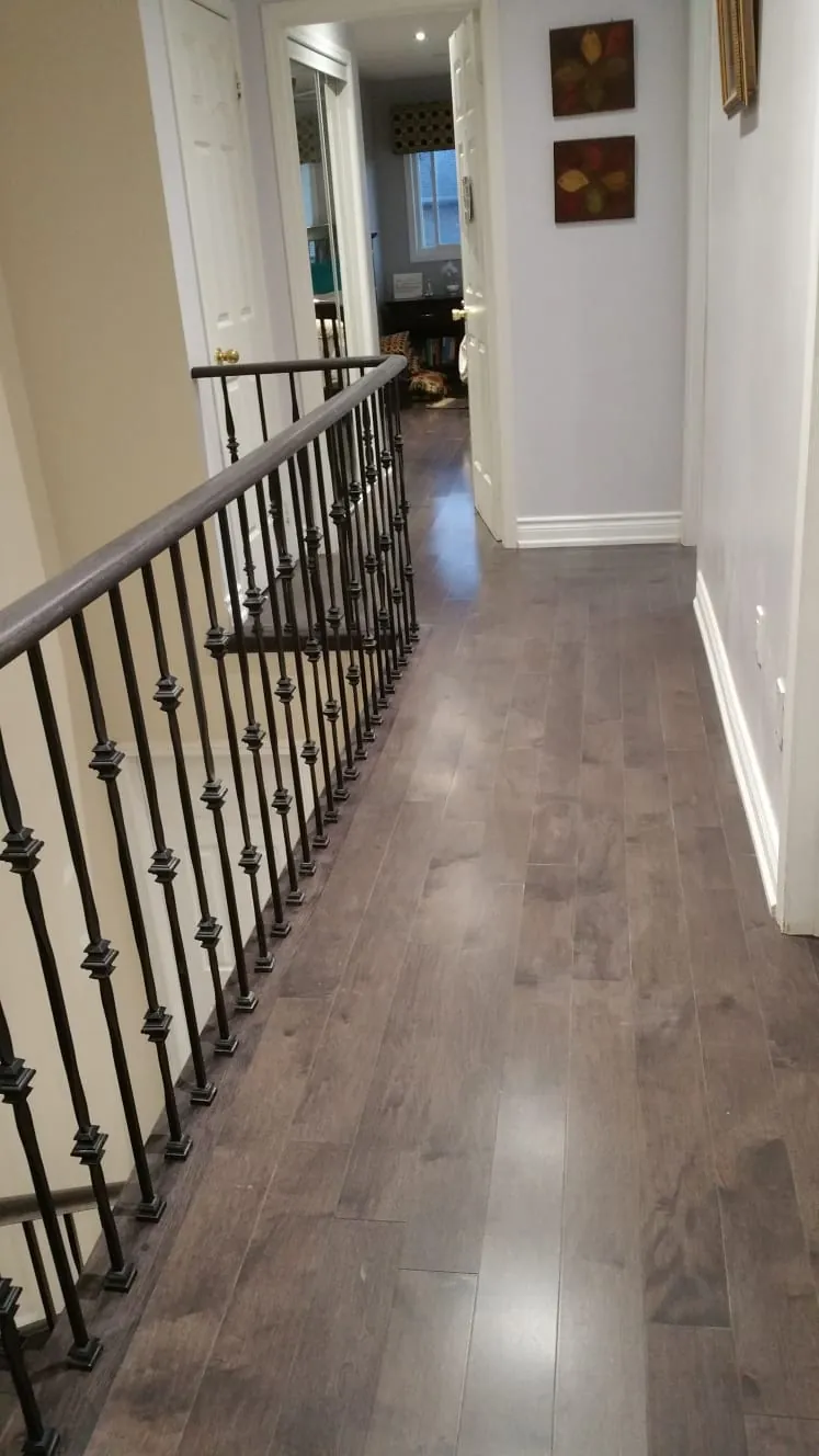 Real BBS Flooring hardwood installation project in Markham home