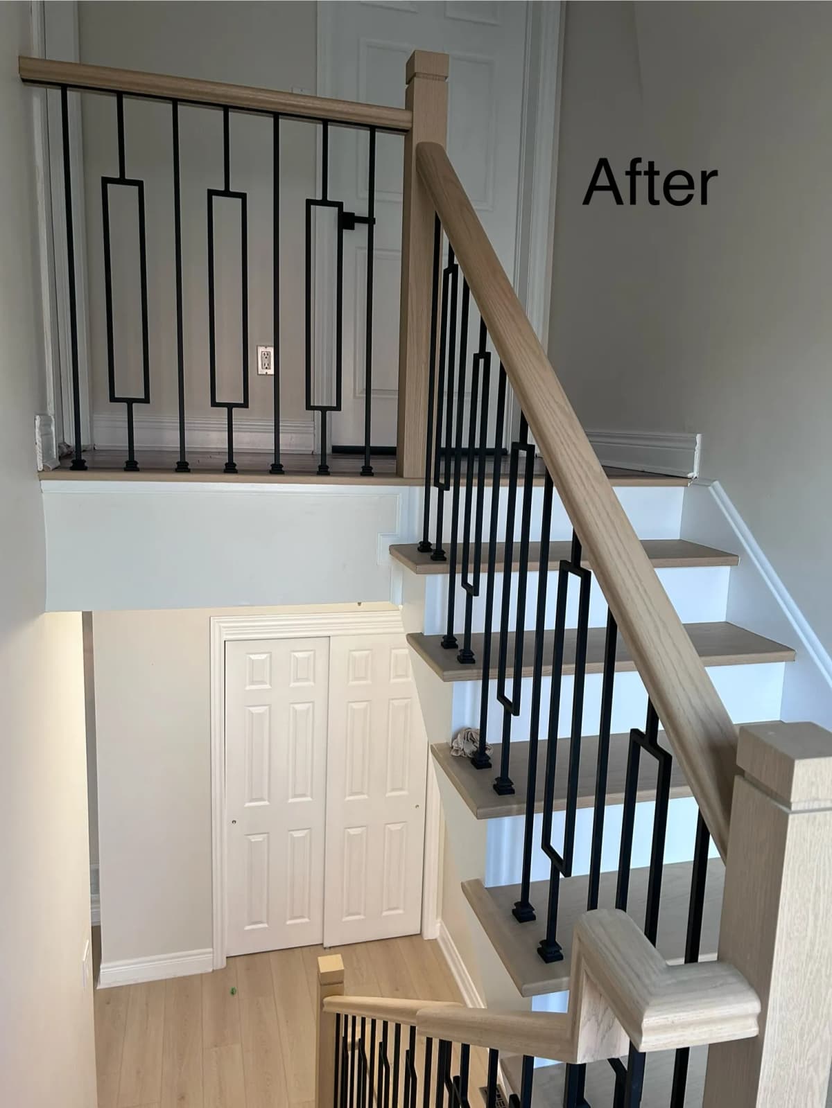 Professional staircase flooring project in Markham
