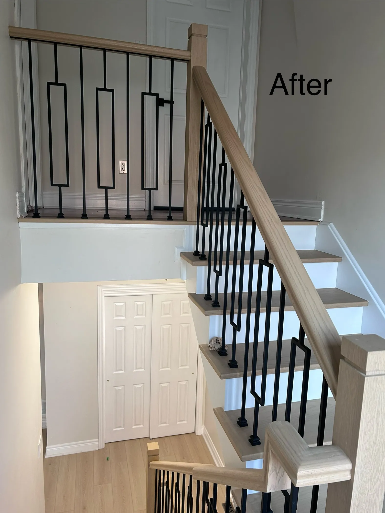 Professional staircase flooring project in Markham