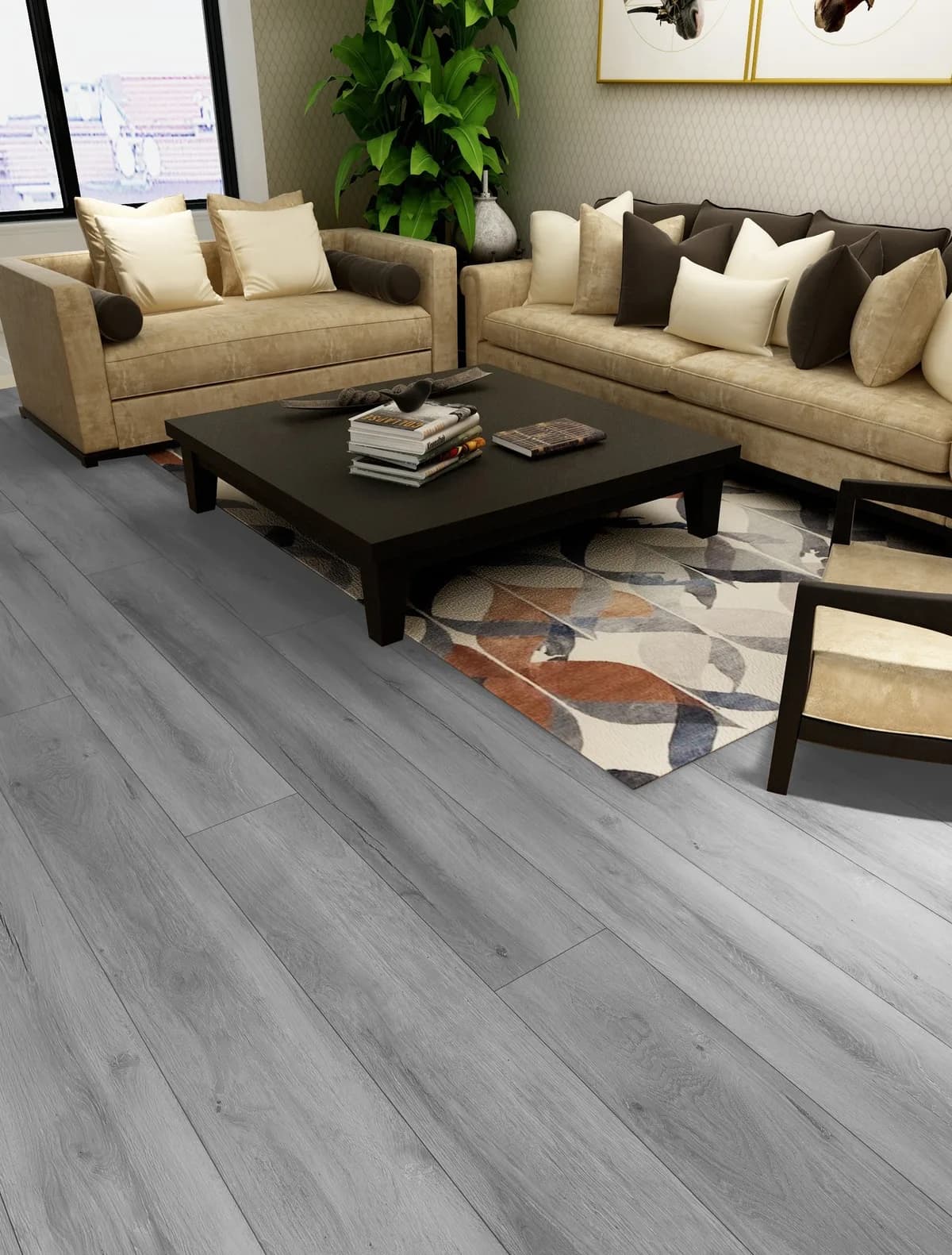 BBS Flooring 703 Ashy Stone - Woden 7mm Vinyl Flooring premium vinyl in Markham, Toronto, and Durham