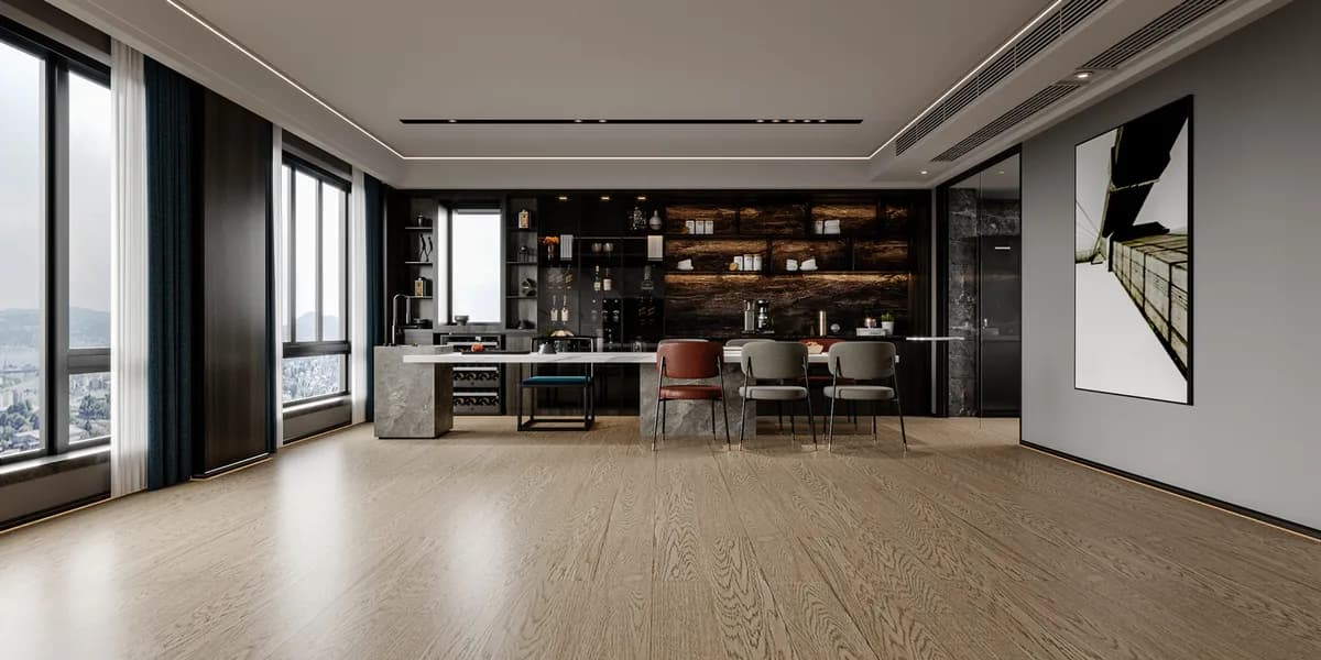 BBS Flooring Cashmere - Woden Elite 6 1/2 White Oak Engineered Hardwood Flooring premium engineered hardwood in Markham, Toronto, and Durham