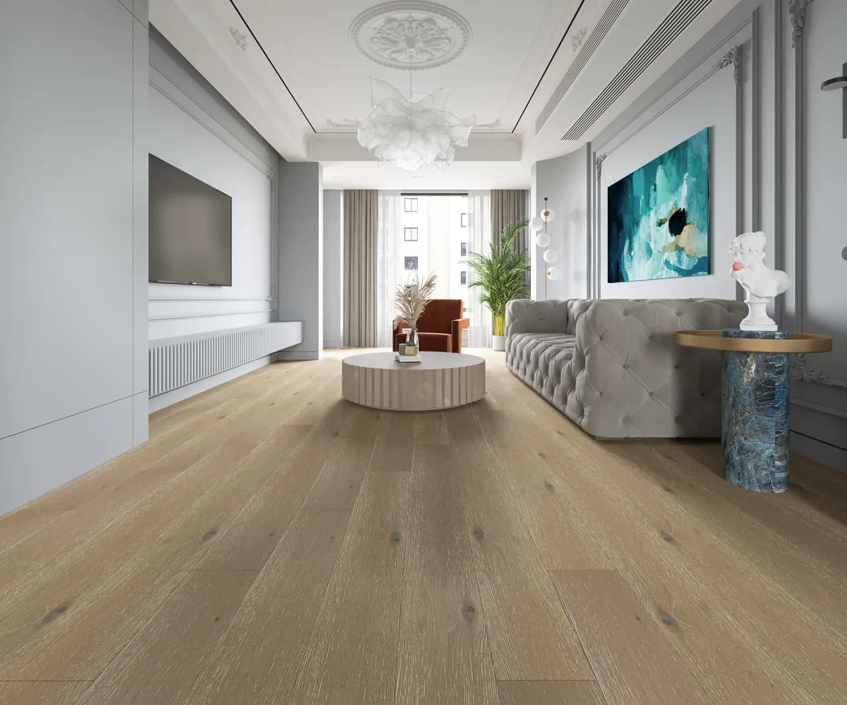 BBS Flooring Drift Wood - Woden Grand Chateau Oak 7 1/2 Engineered Hardwood Flooring premium engineered hardwood in Markham, Toronto, and Durham