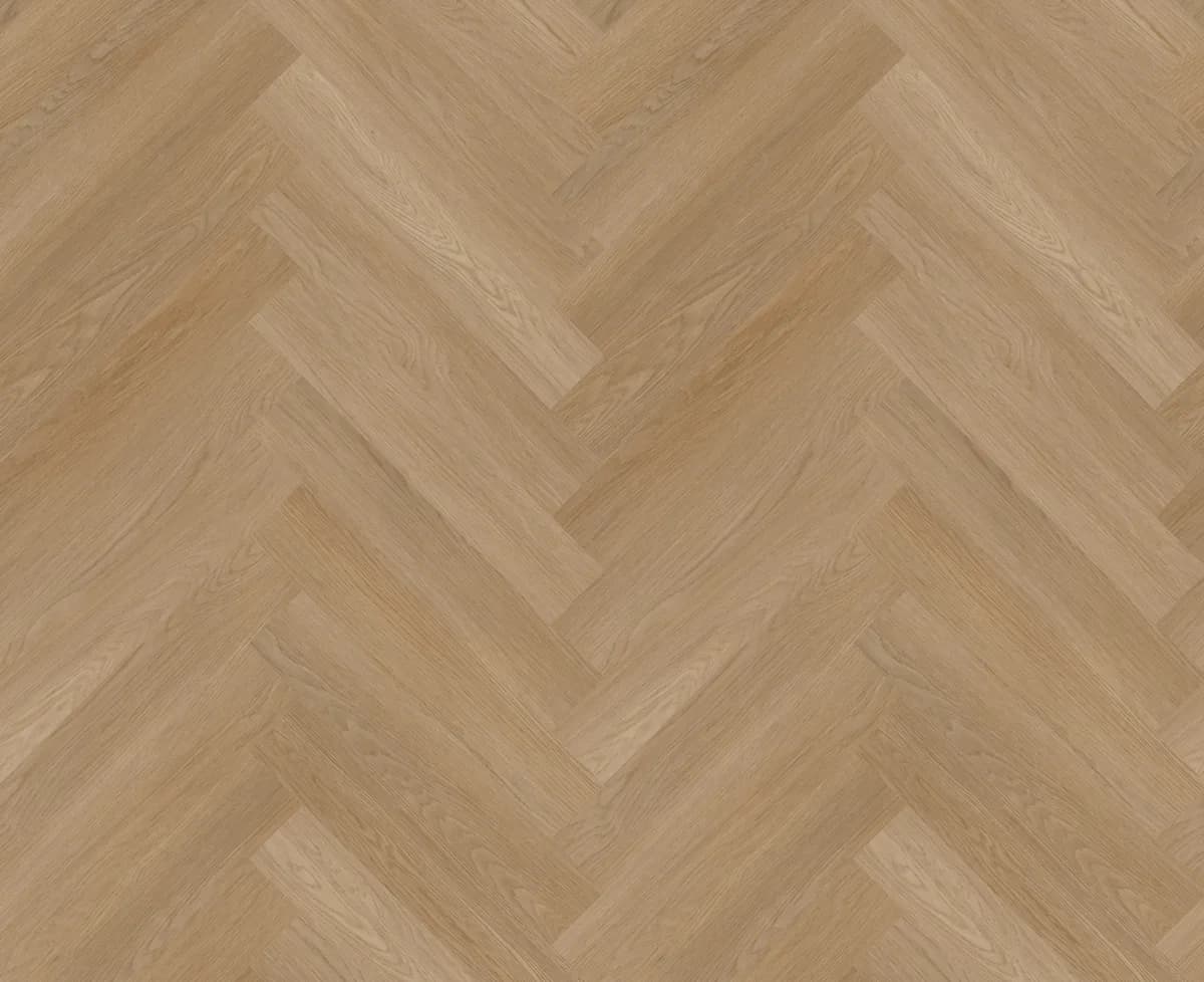 H03 Honey Oak - Woden Vinyl Herringbone Collection
