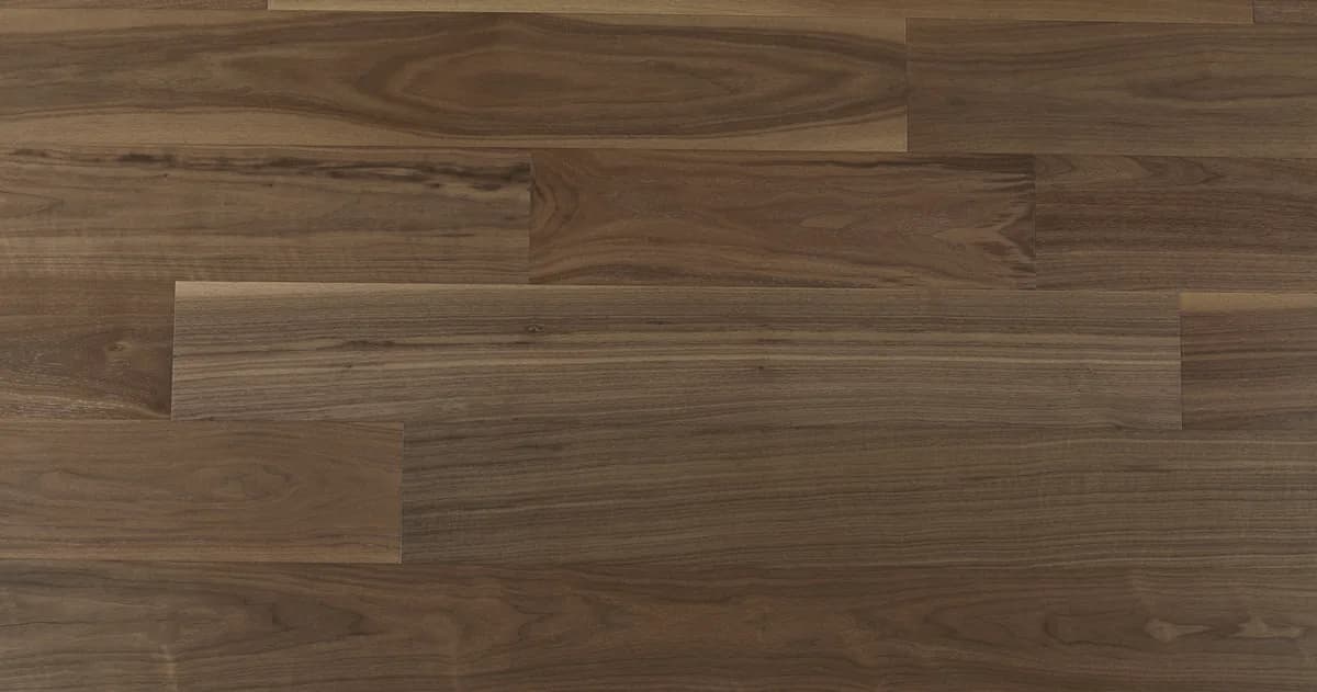 BBS Flooring Warm Ember - 6 1/2 Select & Better - Engineered American Walnut Hardwood Flooring premium engineered hardwood in Markham, Toronto, and Durham