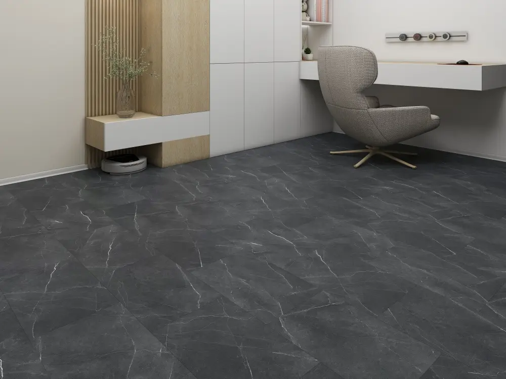 NAF Aqua Tile Onyx 7mm SPC Vinyl Tile Flooring - 12 x 24 inch stone look tile at BBS Flooring Markham