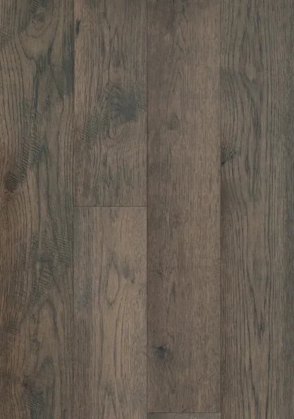 BBS Flooring Smoky Shadow - Brand Surfaces 6 1/2" Engineered Hickory Hardwood Flooring premium engineered hardwood in Markham, Toronto, and Durham