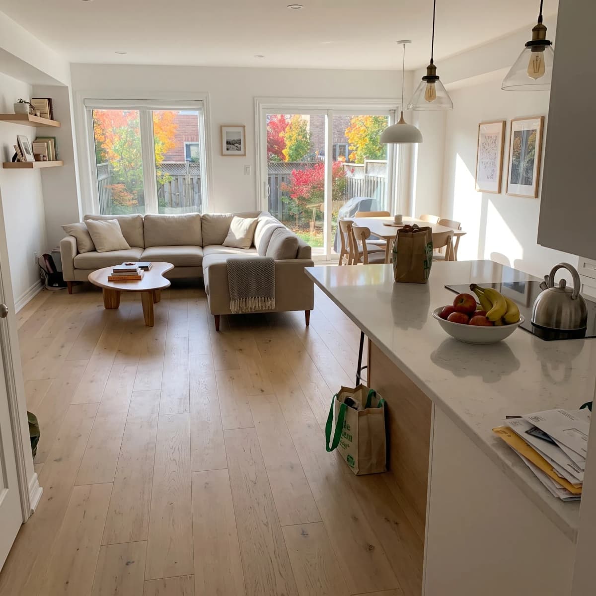 Engineered Hardwood Over Heated Flooring in Newmarket