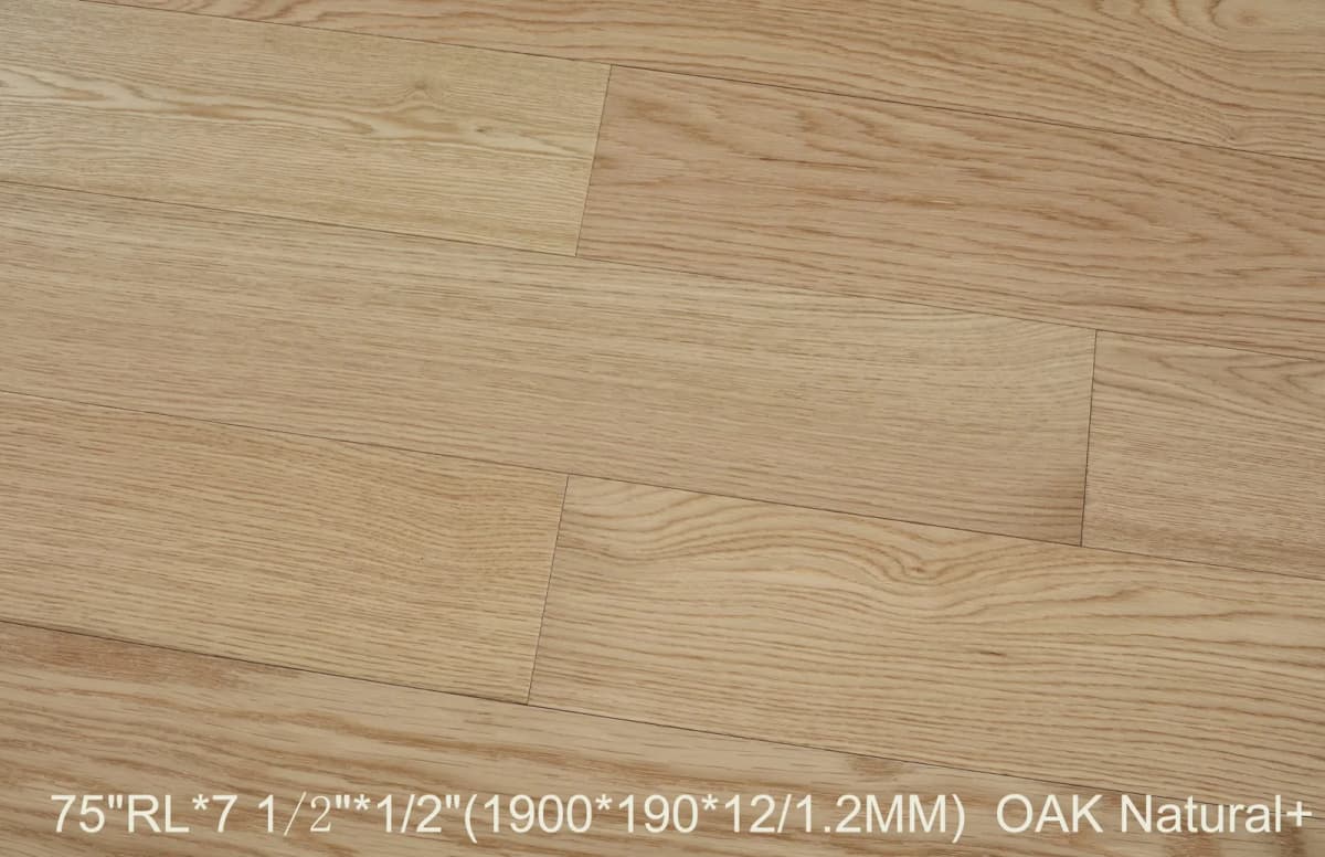 Simba Natural+ (AB) - Oak 3/4" Engineered Hardwood