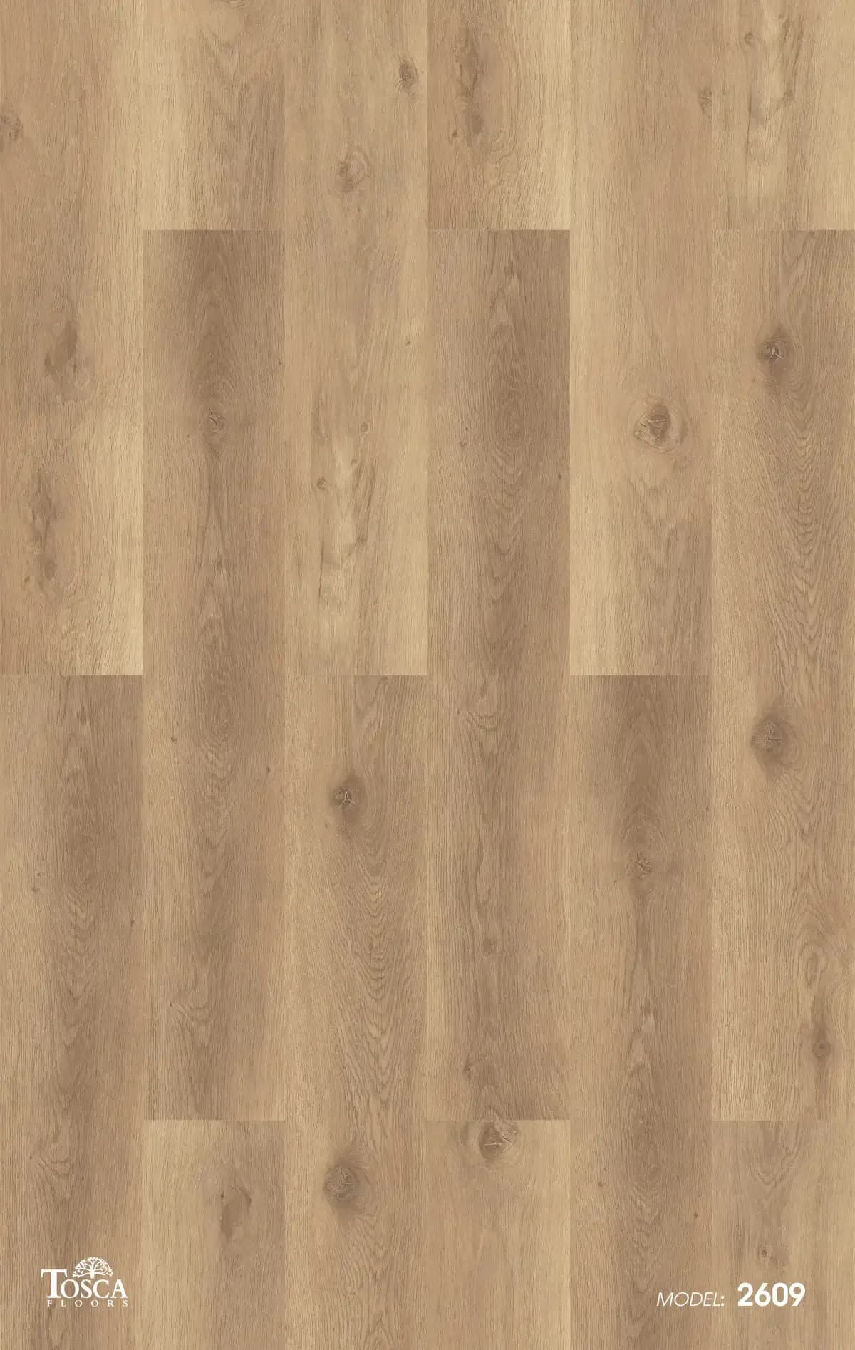 2609 Tosca 2600 Series 7mm 9" Click SPC vinyl plank flooring plank at BBS Flooring Markham