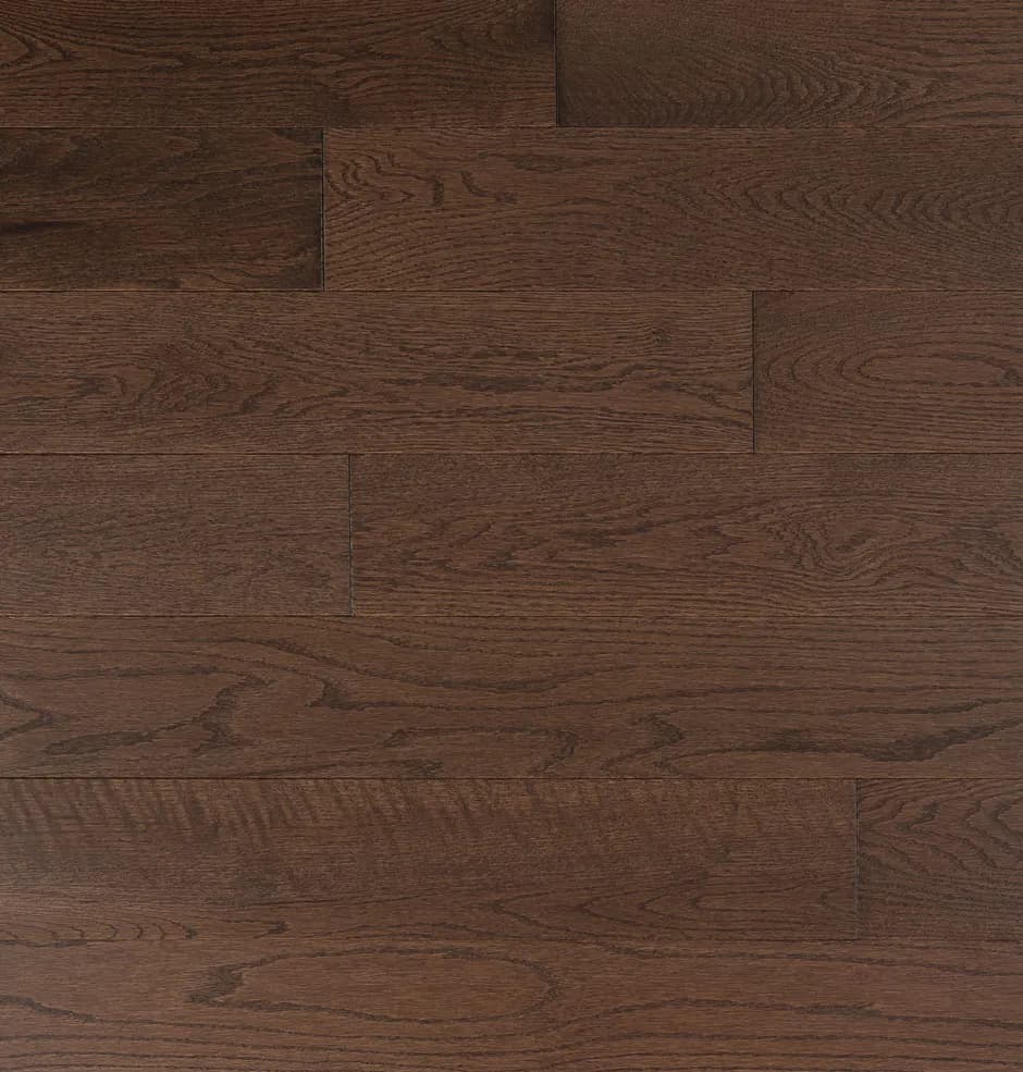 BBS Flooring Walnut - Wickham Solid Red Oak Hardwood Flooring in Markham, Toronto, and Durham