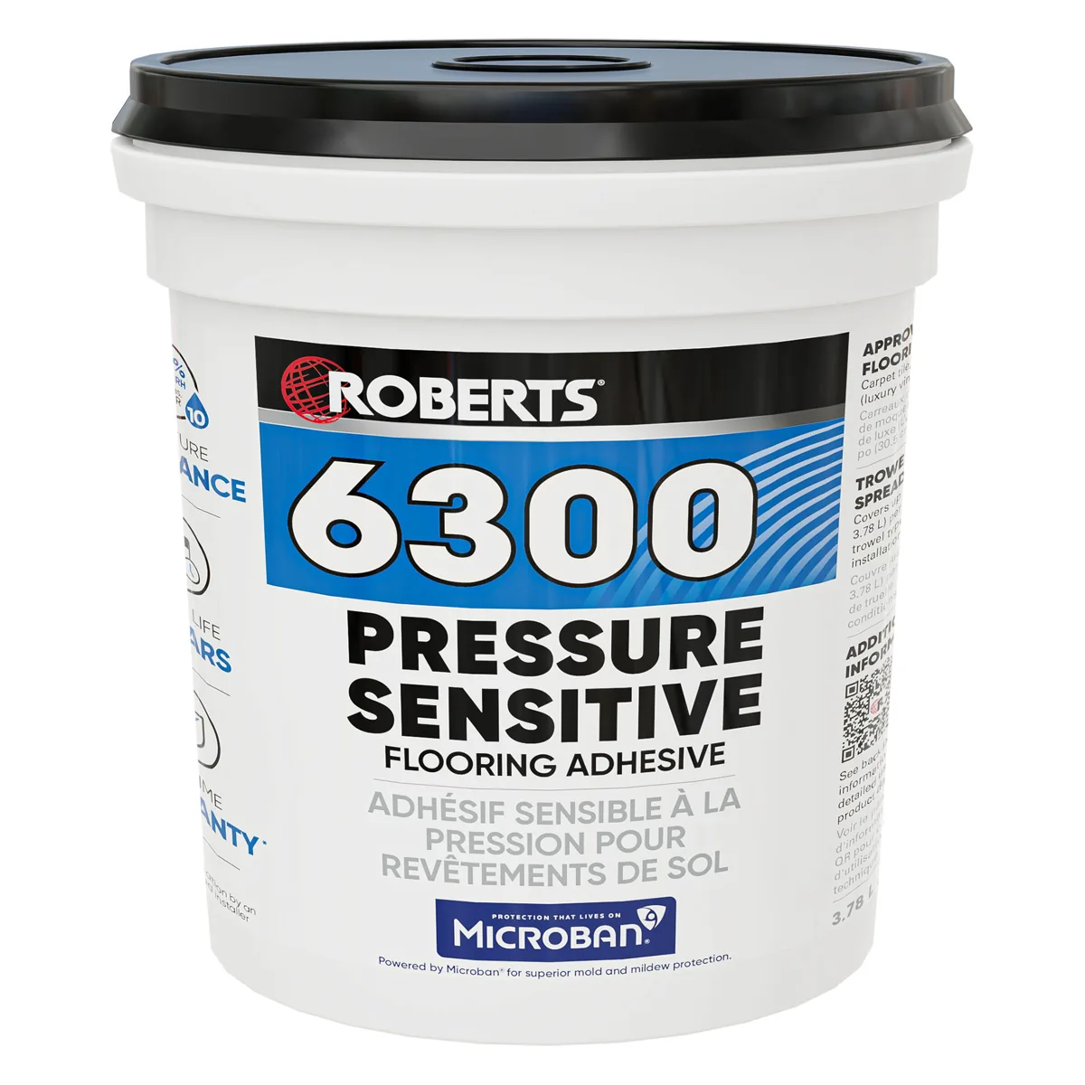 Roberts 6300 Pressure-Sensitive Flooring Adhesive