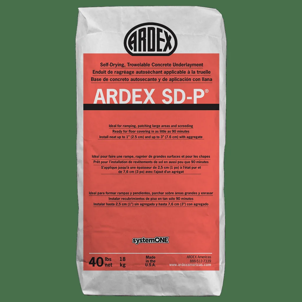 Ardex SD-P Self-Drying Trowelable Concrete Underlayment