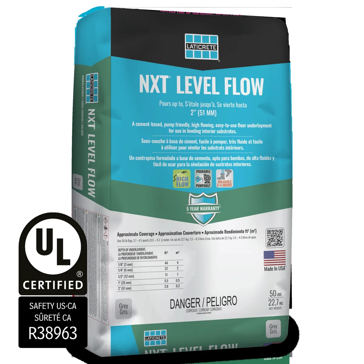 Laticrete NXT Level Flow Self-Leveling Underlayment