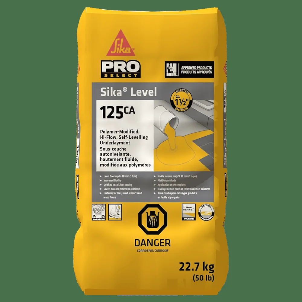 Sika Level 125 Polymer-Modified Hi Flow Self-Leveling Underlayment