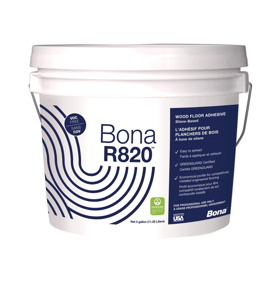 Bona R820 Wood Flooring Adhesive — 3 gal